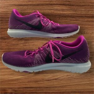 WOMENS NIKE FLEX FURY RUNNING SHOES FUSCHIA SZ 7